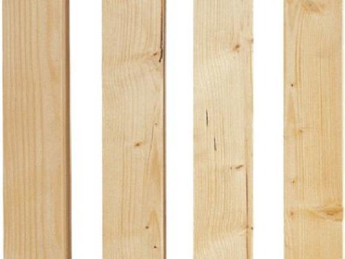 Market del Legno: Gambe tavolo cm.9x9 H75 legno di abete Set 4 pezzi