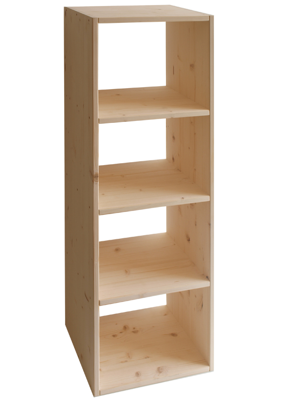 Market del Legno: Libreria Eco in abete 18 mm cm.60x30 H120